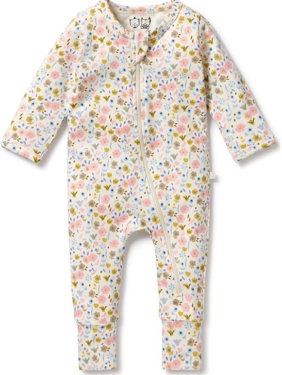 Wilson and frenchy Other - Newborn One-Piece Bodysuit in Ava Floral. Organic cotton Gots Certified